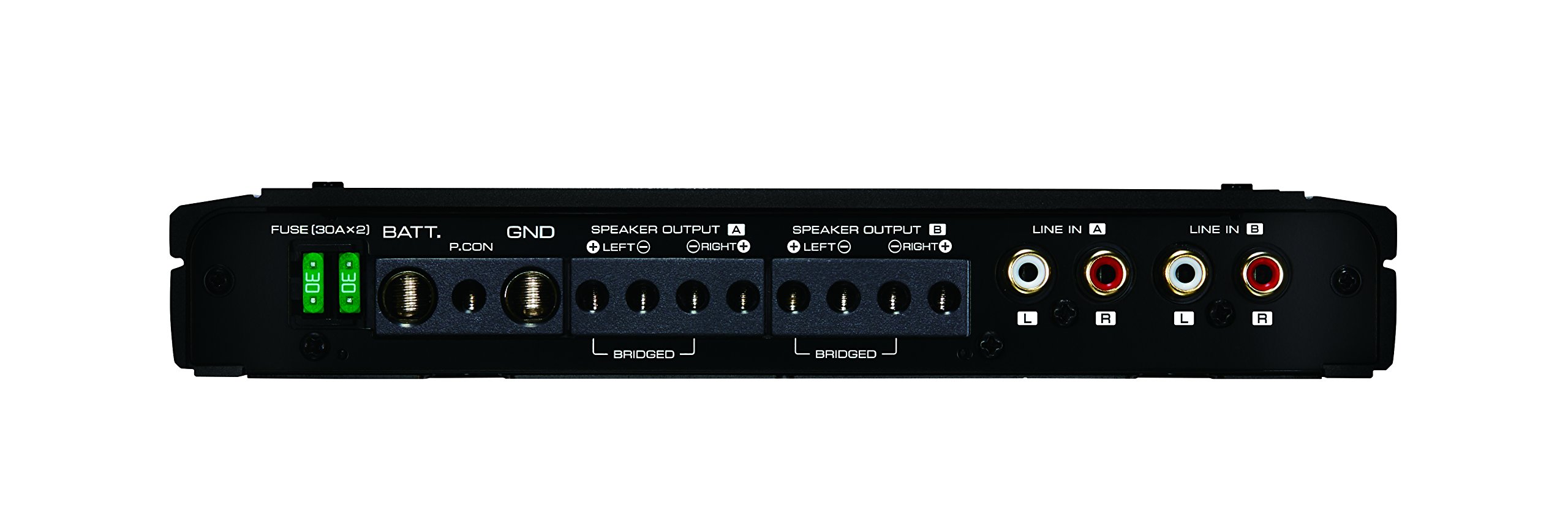 Kenwood XH401-4 X-Series Class D 4-Channel Power Amplifier, High